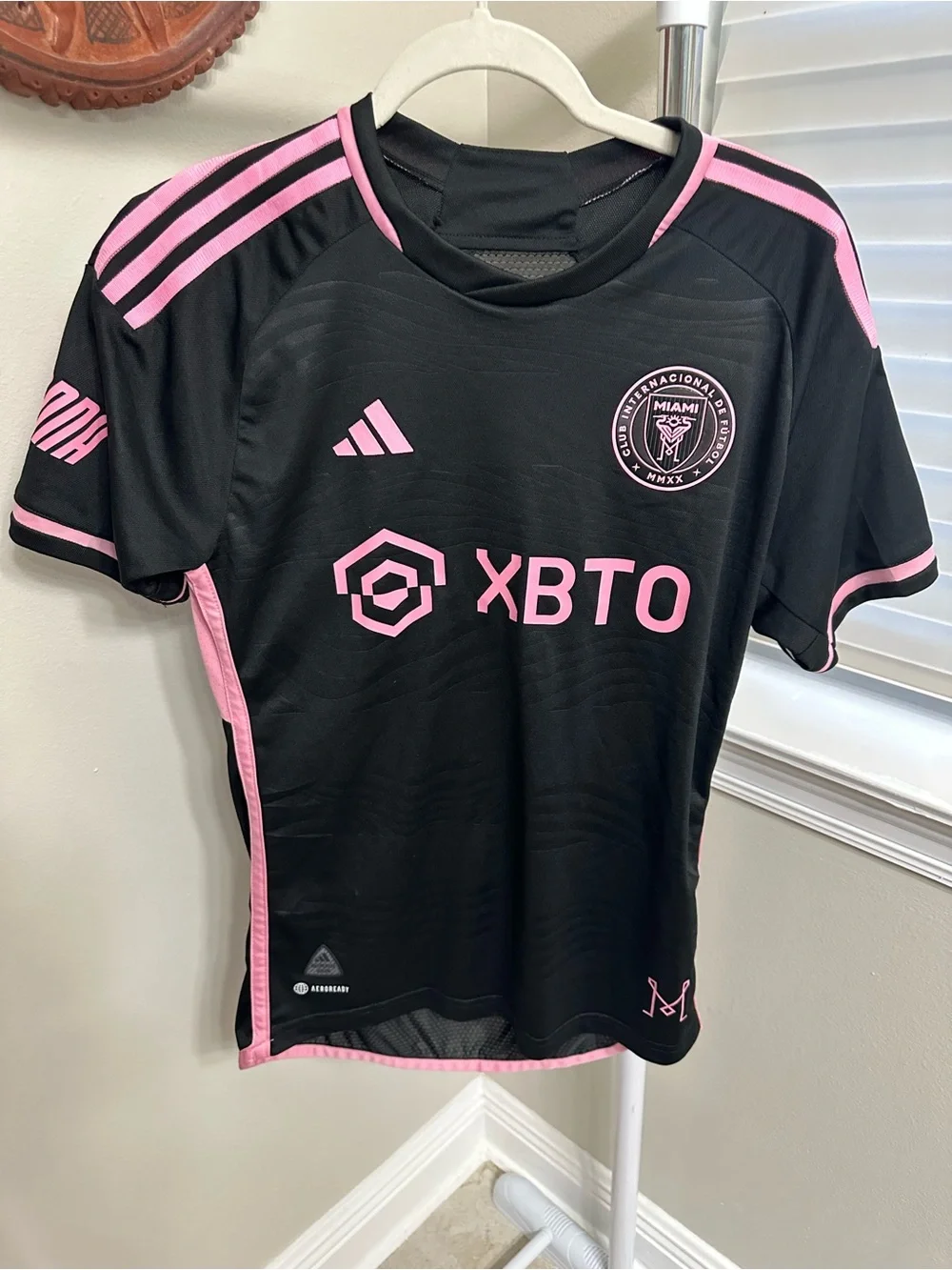 Club Internacional de Futbol Miami Pink and Black Women's Tote, Slim fit Large